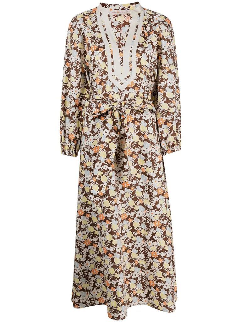 floral print cotton dress