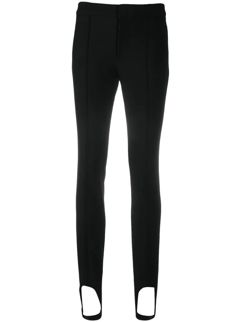 fitted stirrup leggings