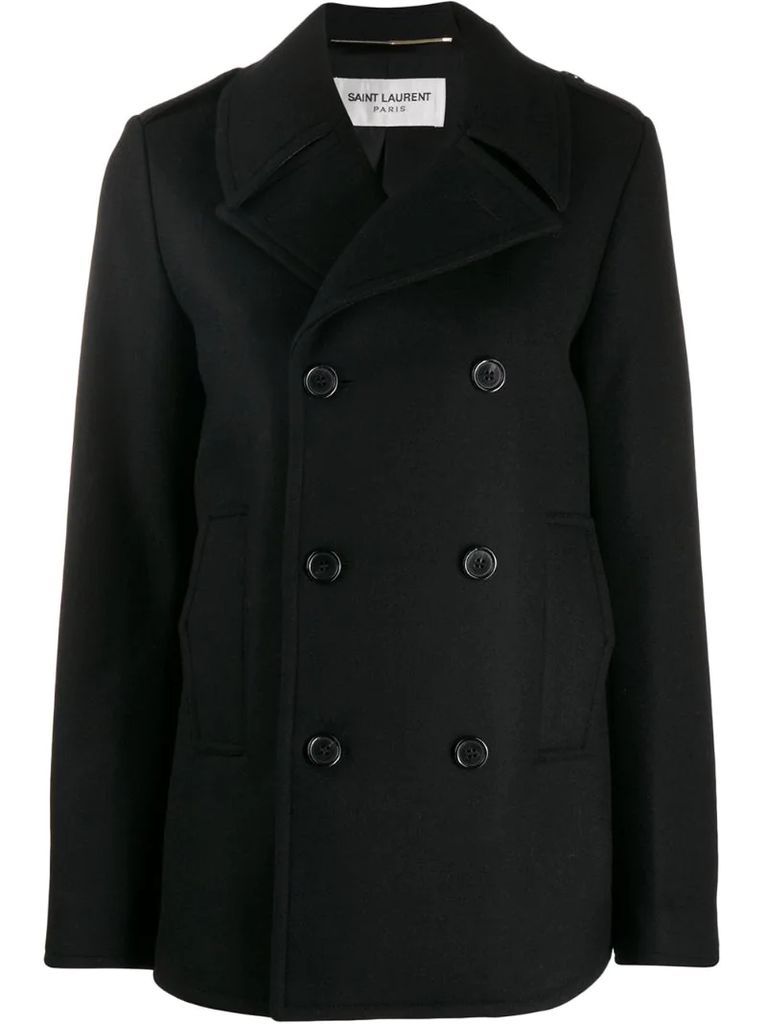 chaquetón military peacoat