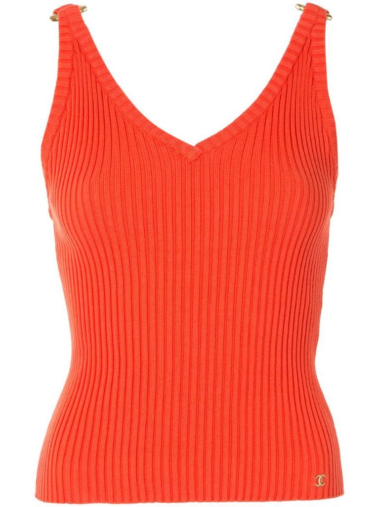 2001 knitted ribbed tank