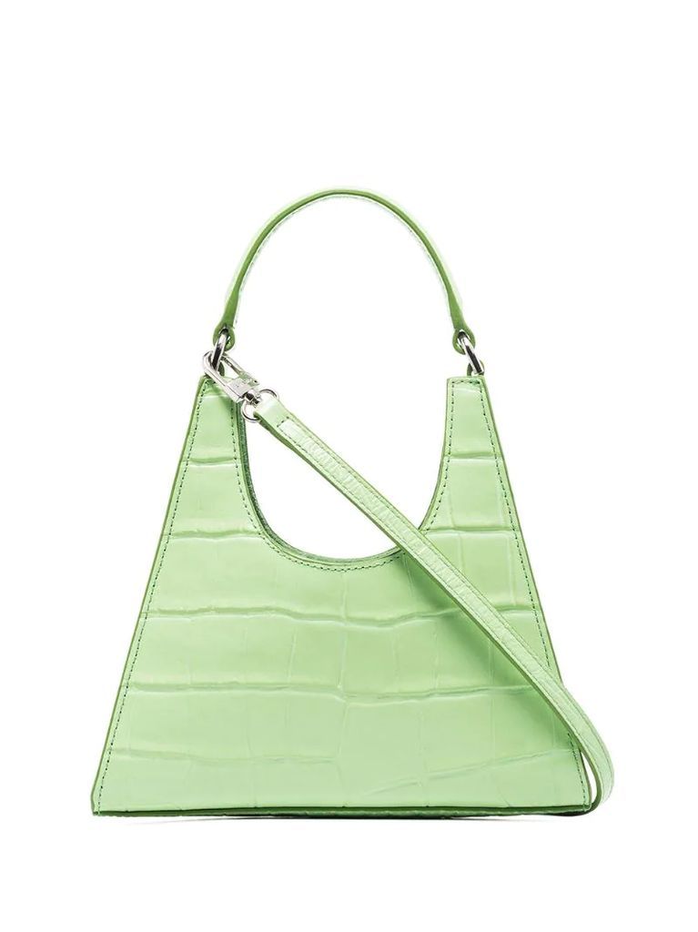 crocodile effect crossbody bag