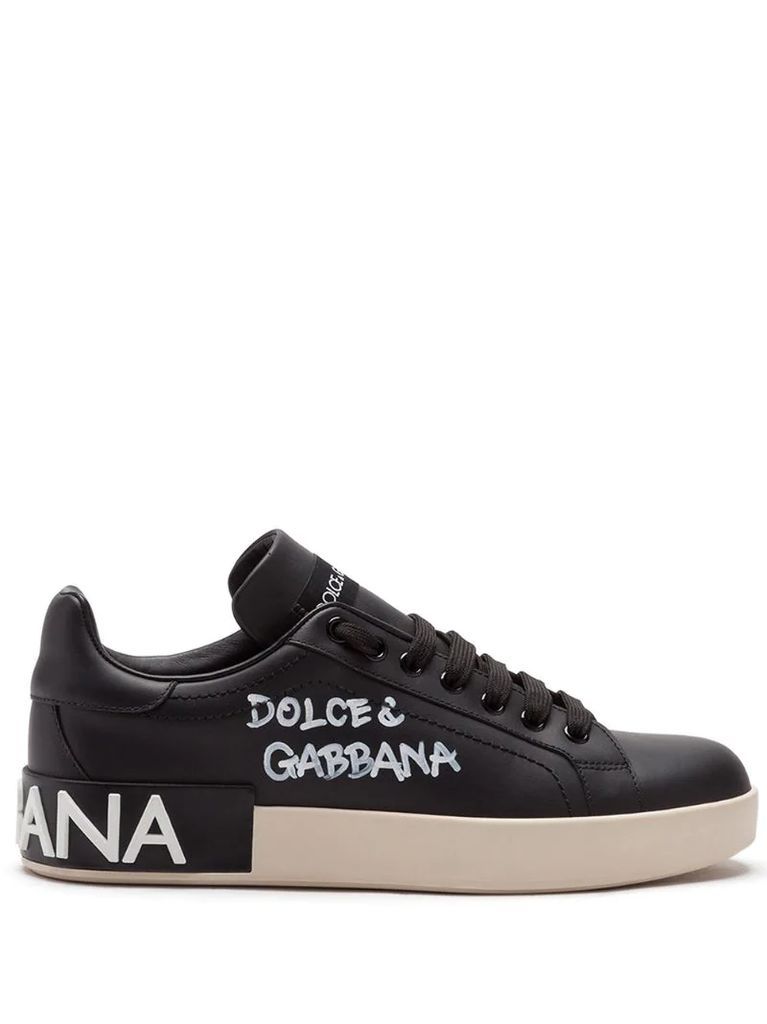 logo low-top sneakers