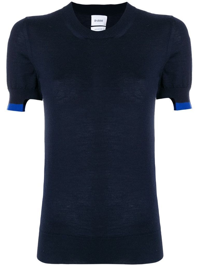 cashmere knitted T-shirt