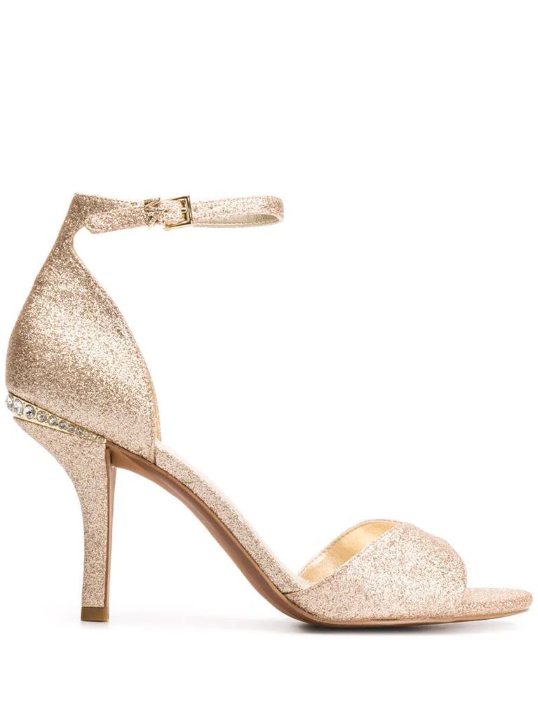 Malinda glittered sandals