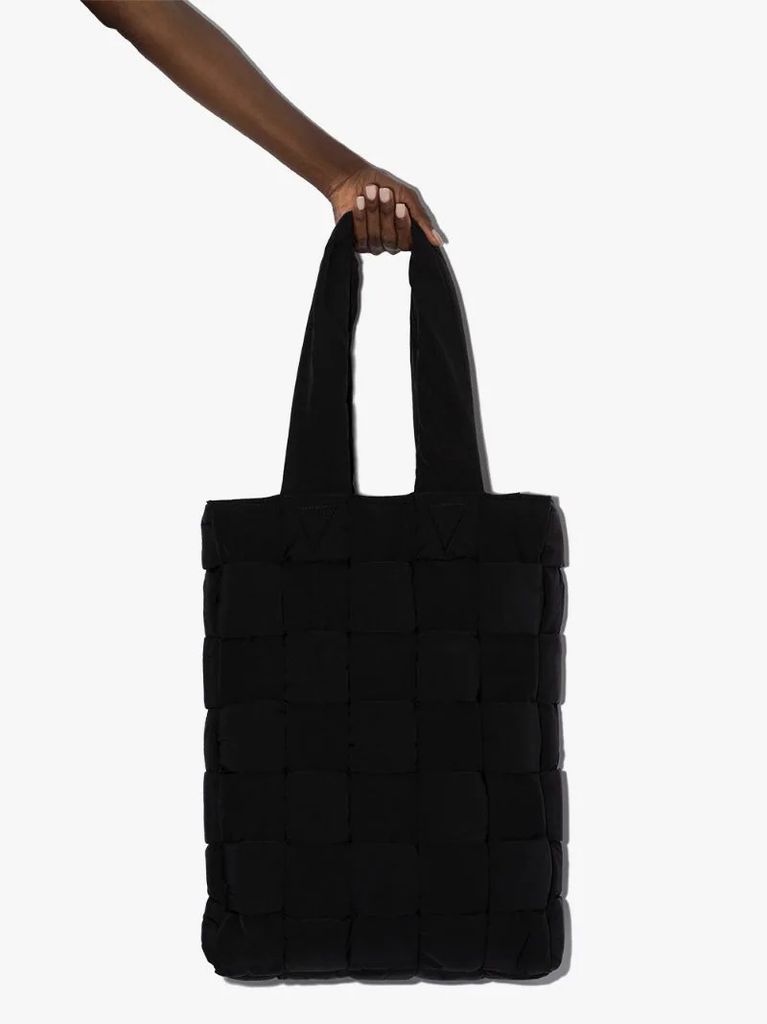 Intrecciato quilted tote bag