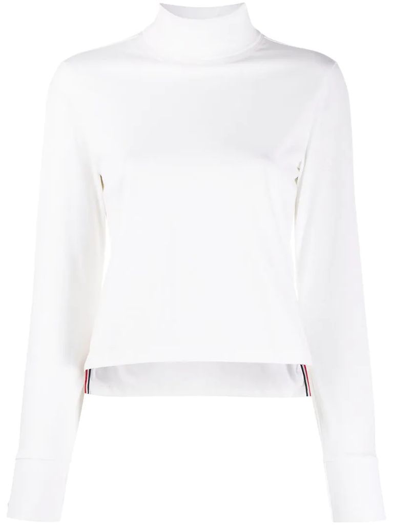 long sleeve turtle neck in light weight jersey