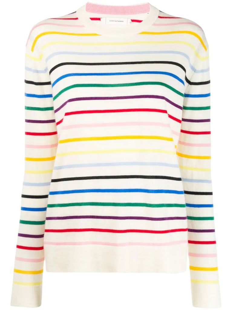 thin striped sweater
