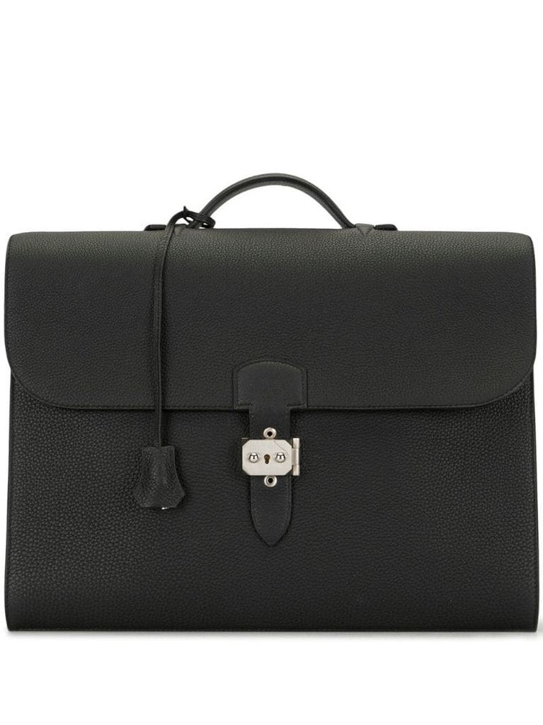 2015 pre-owned Sac A Depeche 38 briefcase