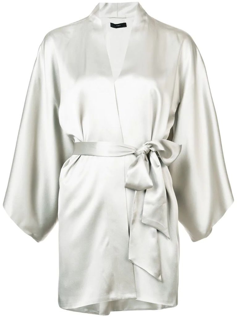 tie-waist kimono top