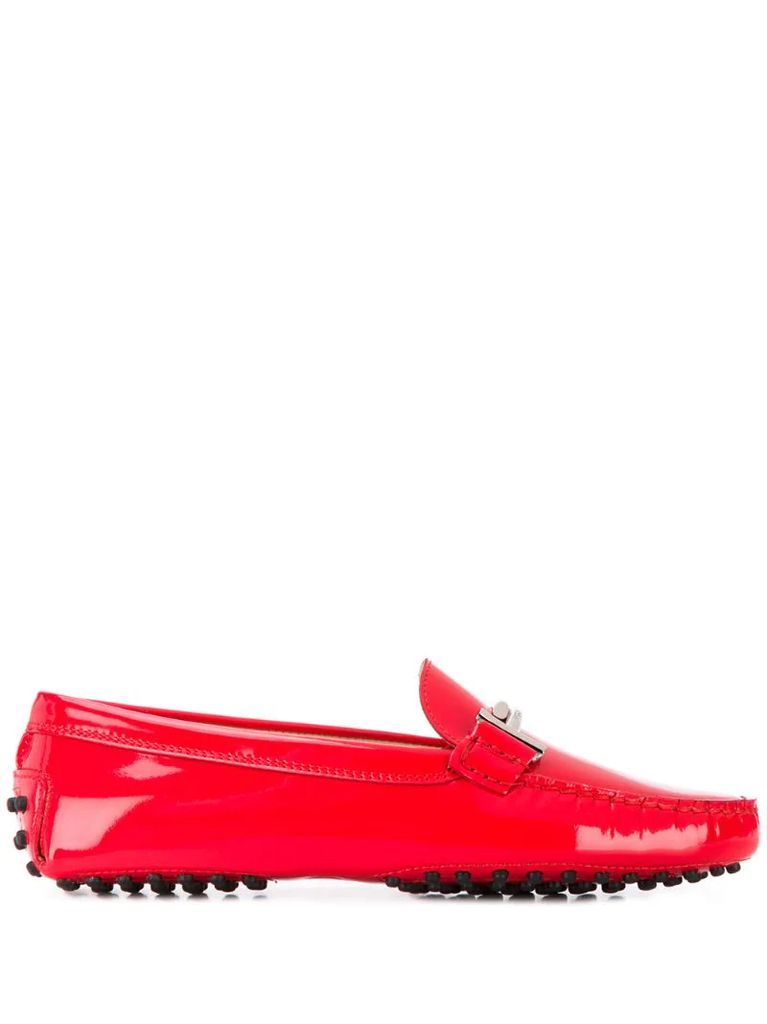 patent leather Gommino driving shoes