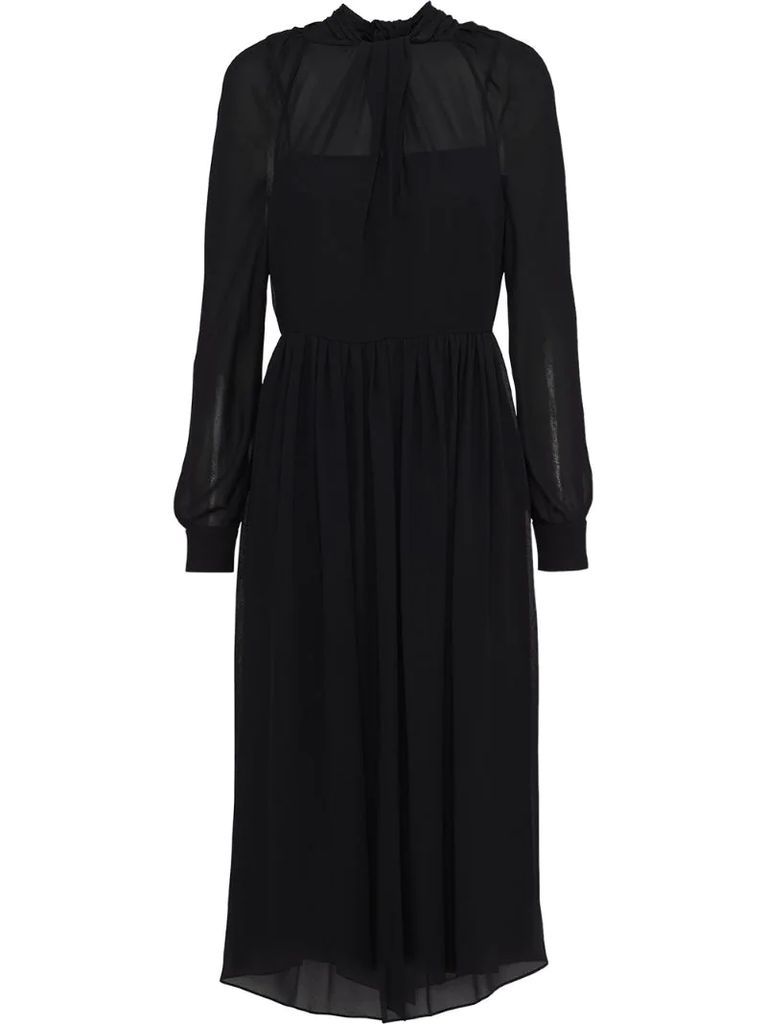 sablé crepe dress