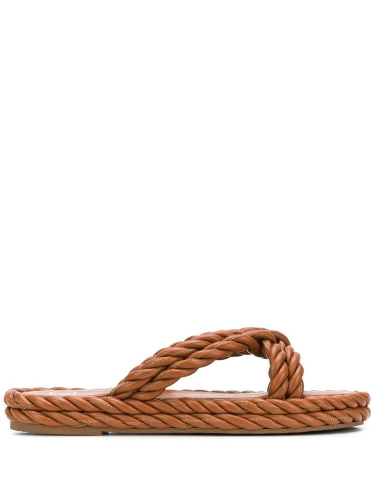 The Rope flat sandals