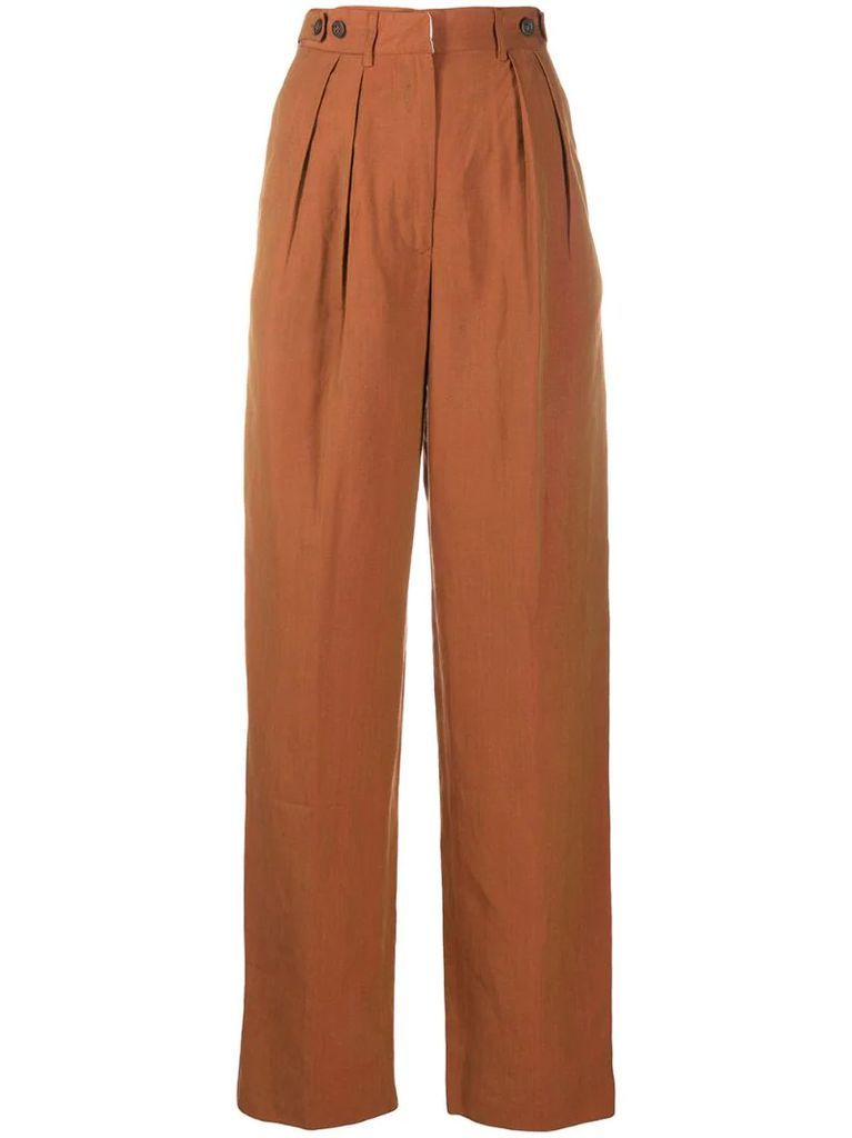1990s high-waisted trousers