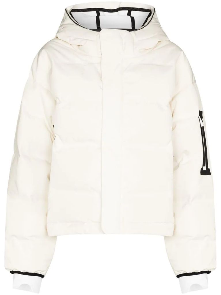 Naswa hooded padded jacket