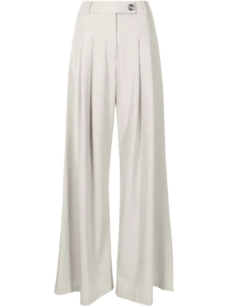 Julius high-waisted trousers