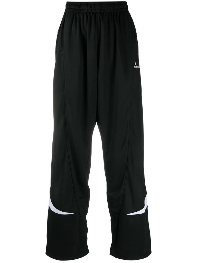 embroidered logo soccer pants