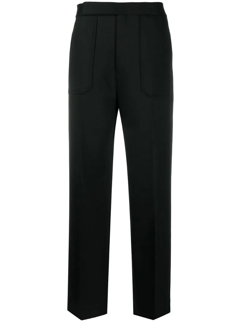 Theresa wide-leg tailored trousers