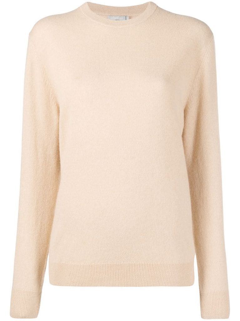 crew-neck cashmere jumper