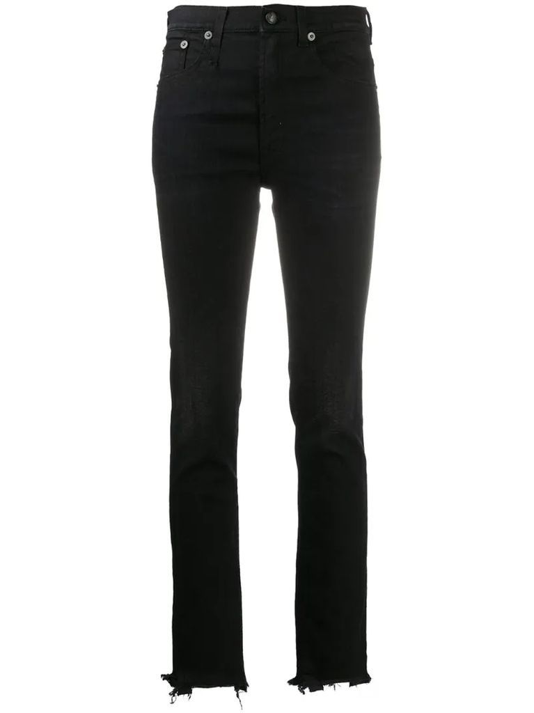 Strarford mid rise straight jeans