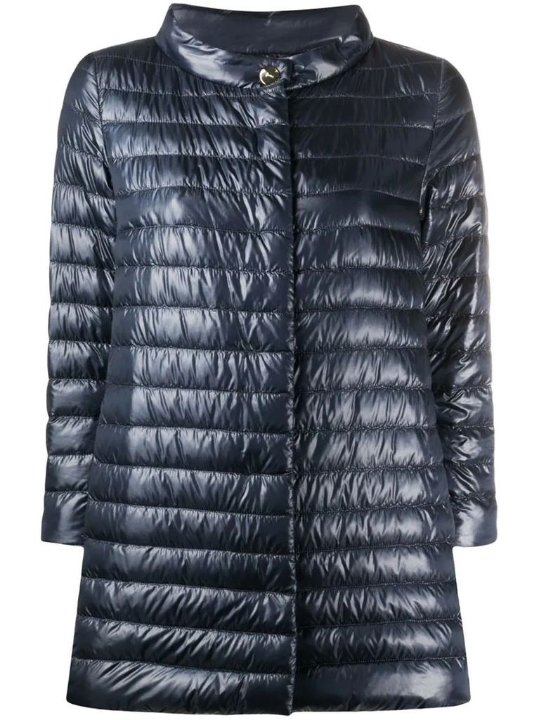 padded button-front jacket