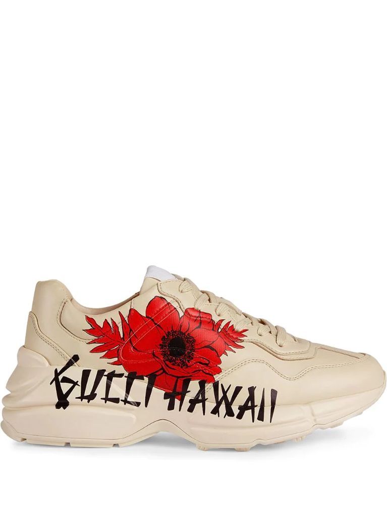 Rhyton Hawaii-print sneakers