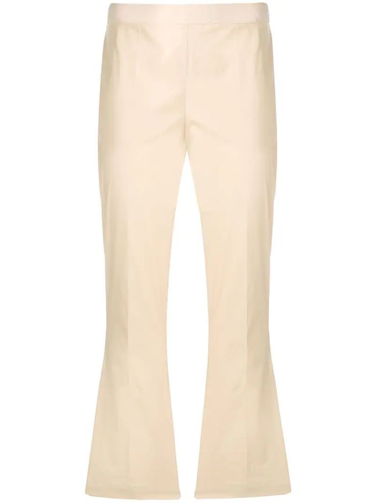 cropped drainpipe trousers