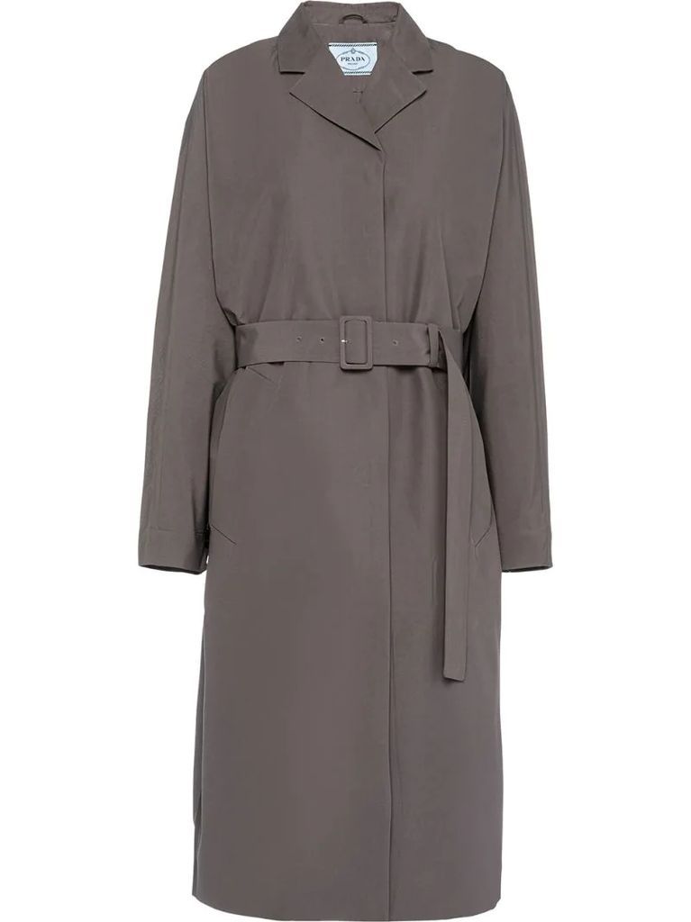 Tech belted coat