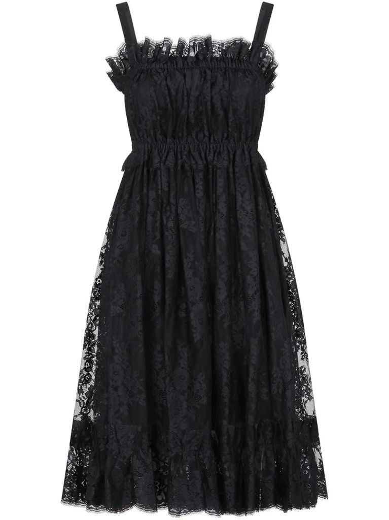 lace mid-length dress