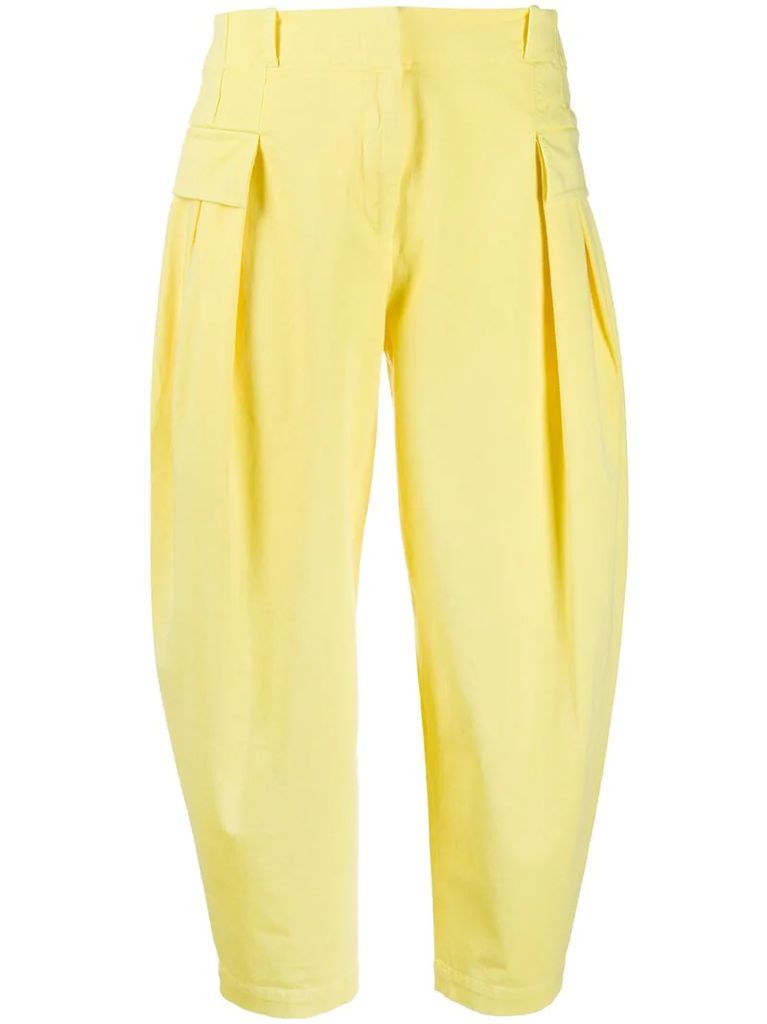 tapered balloon trousers