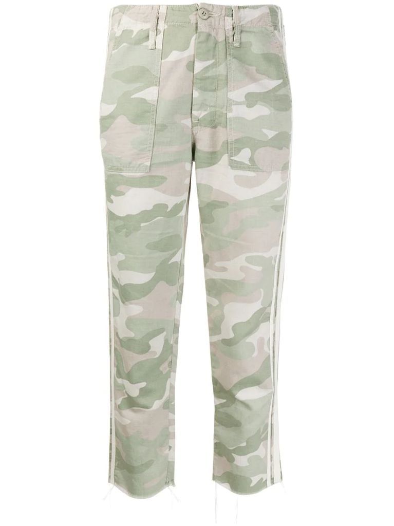 Shaker Chop camouflage-print jeans