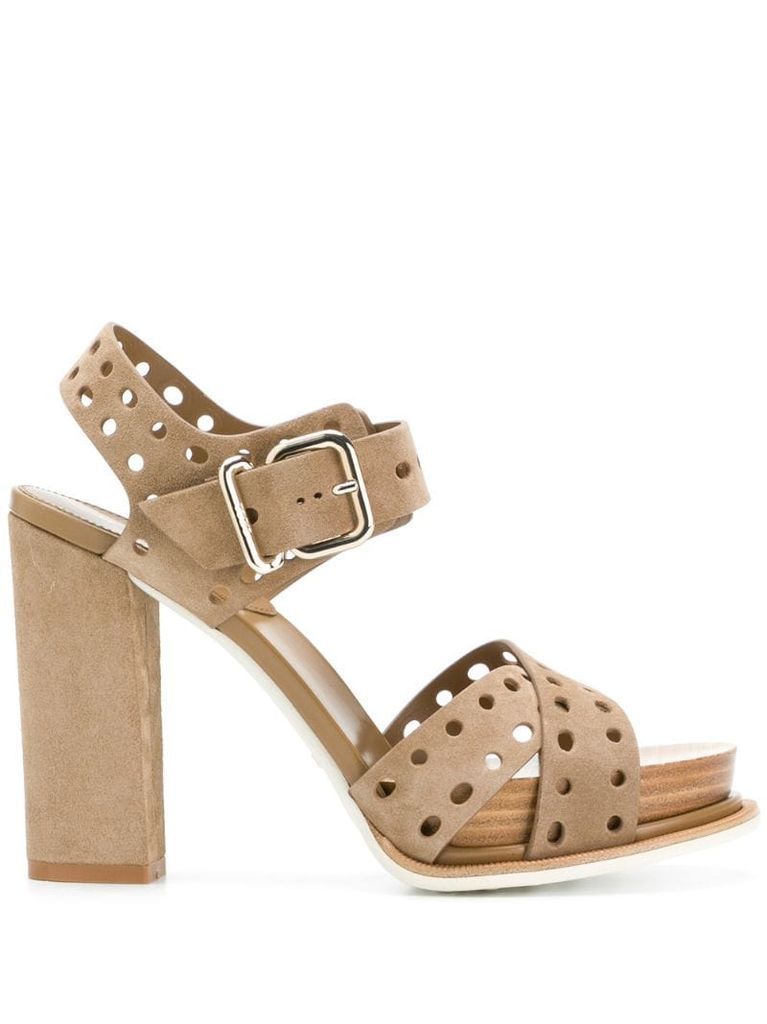 perforated sandals