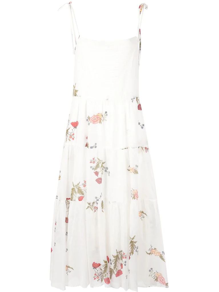 Prairie floral print dress