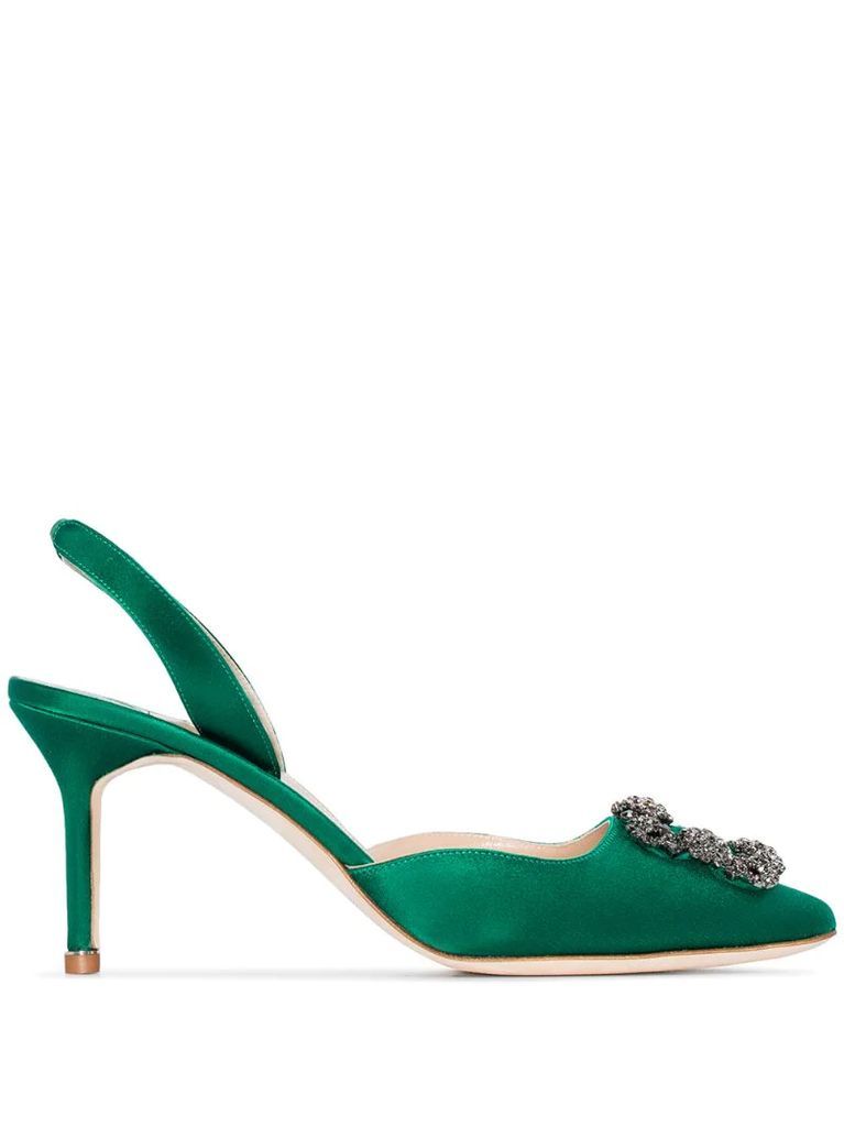 Hangisi 70mm slingback pumps