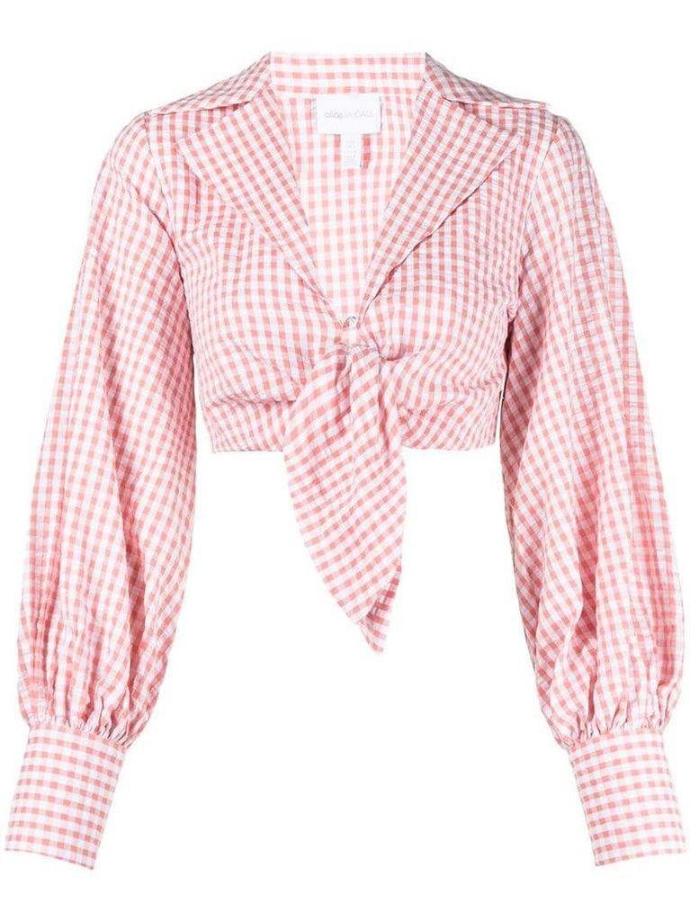 Her Story gingham top