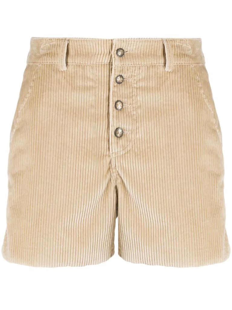button-up shorts