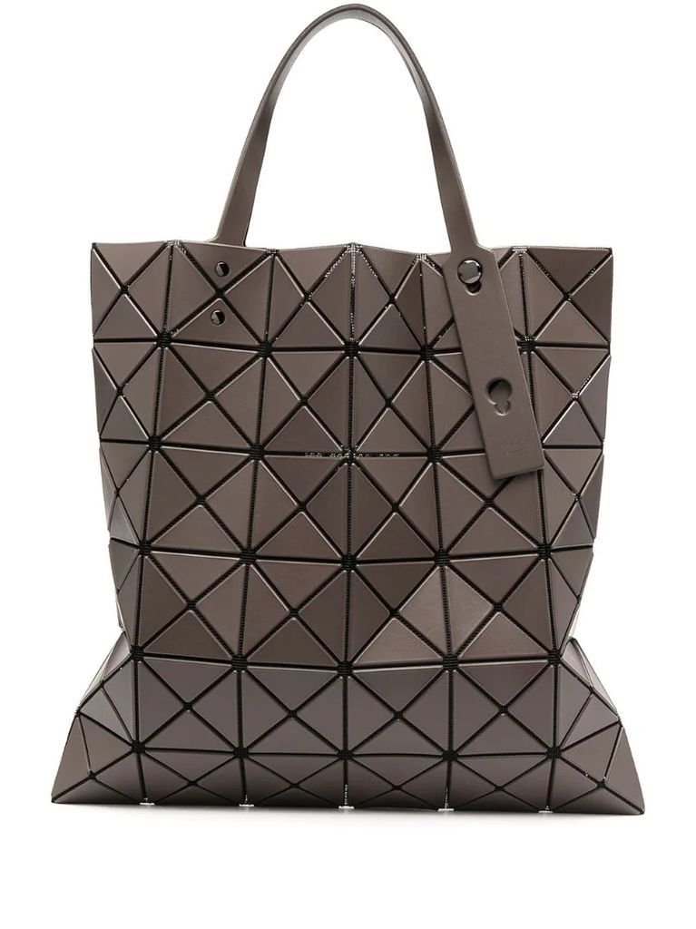 geometric tote bag