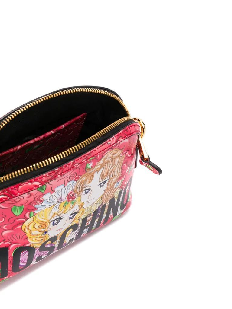 anime print crossbody bag