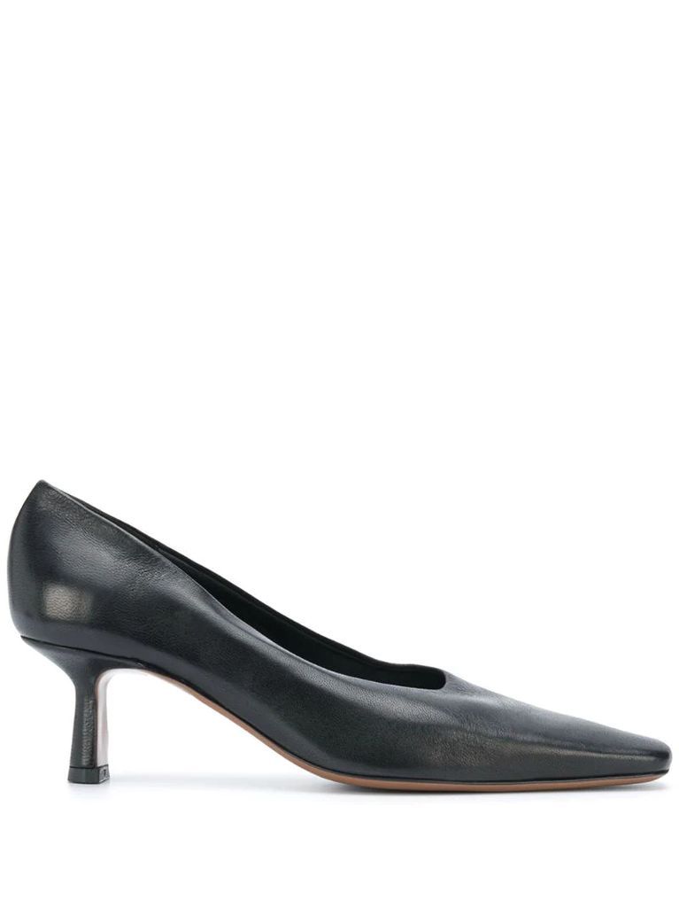 round-toe pumps