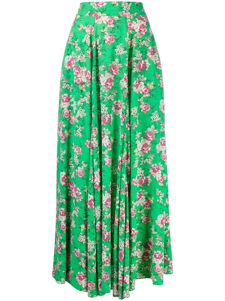 Joyo floral-print skirt