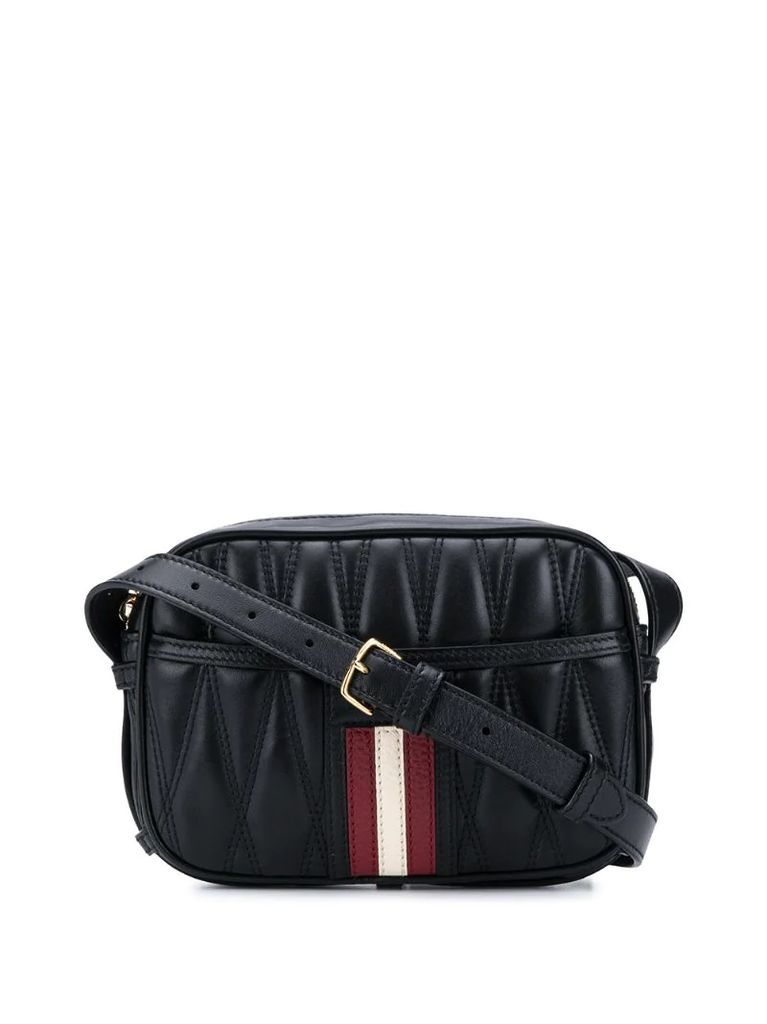 quilted cross-body bag