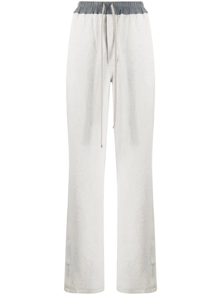 two-tone casual trousers