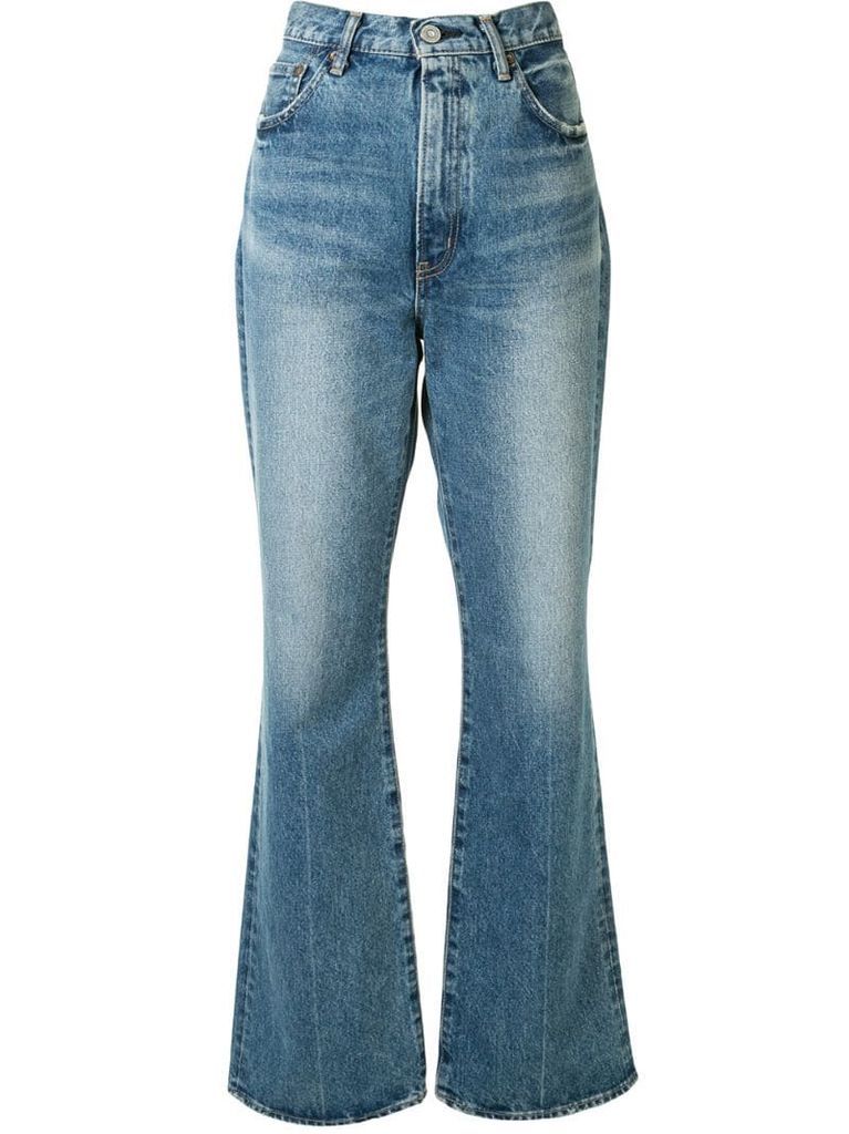 Luna straight flared jeans