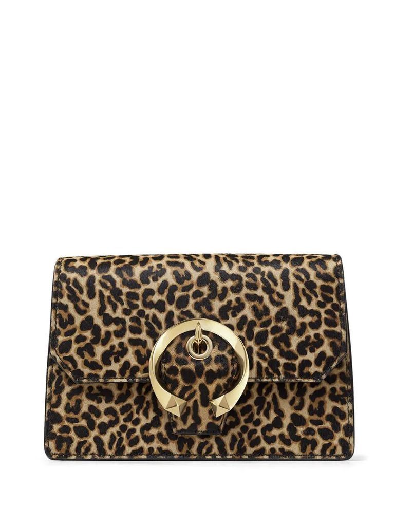 Madeline leopard crossbody bag