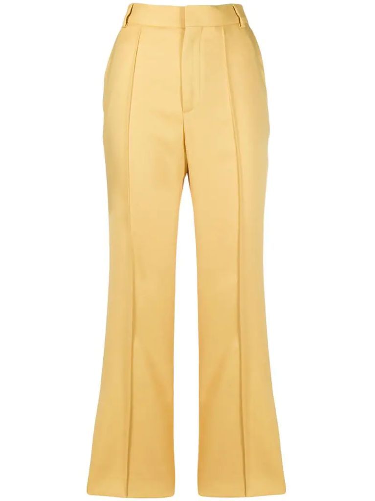 piped seam trousers