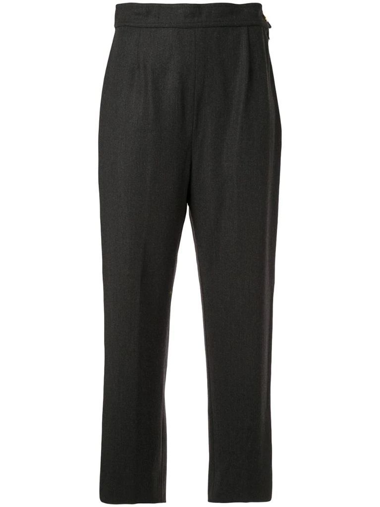 1993 tailored tapered cropped trousers