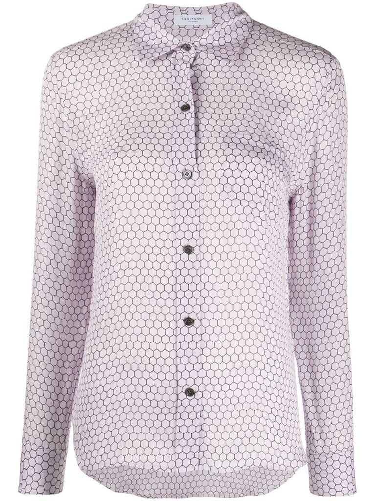 all-over pattern shirt