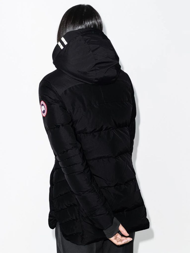 Hybridge hooded puffer jacket