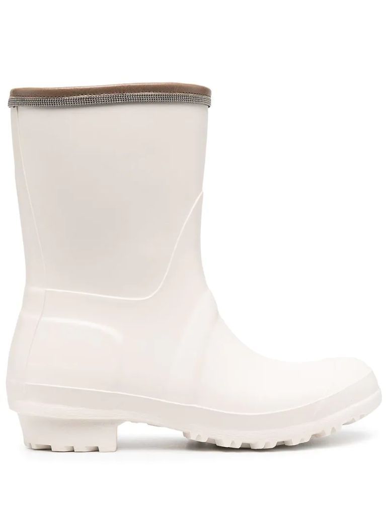 wellie boots with bead embellishment