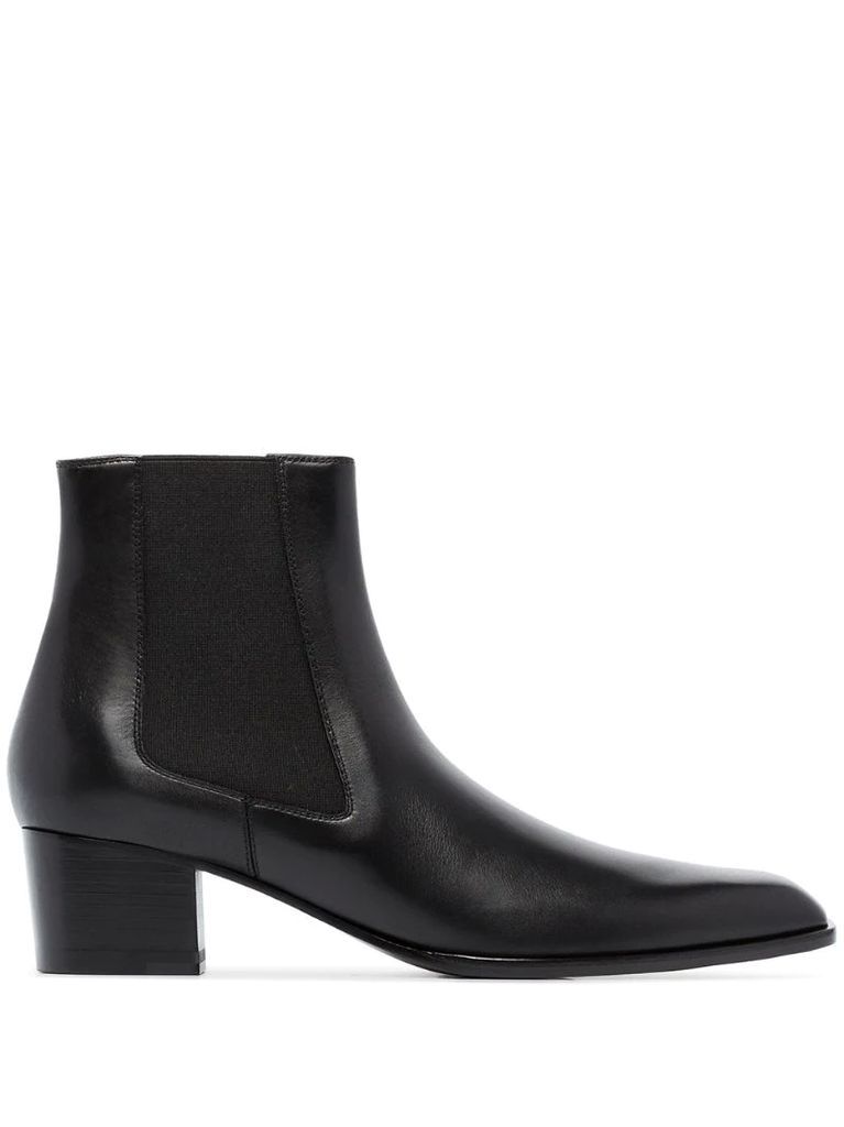 45mm leather ankle boots