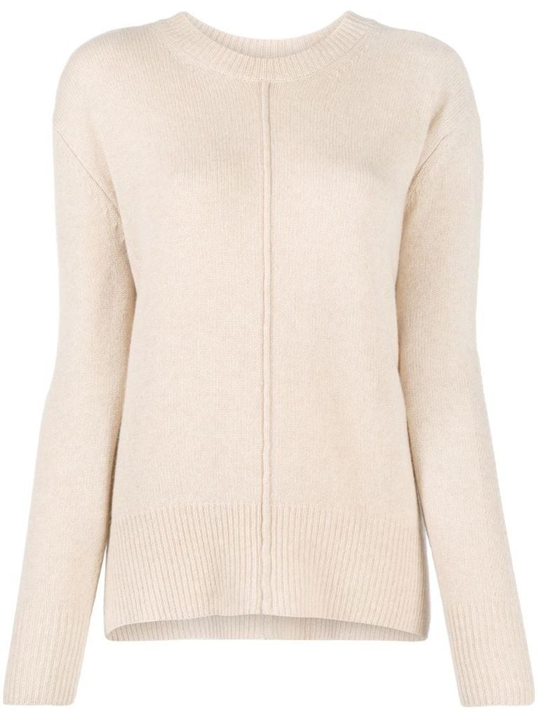 cashmere-mix knit jumper